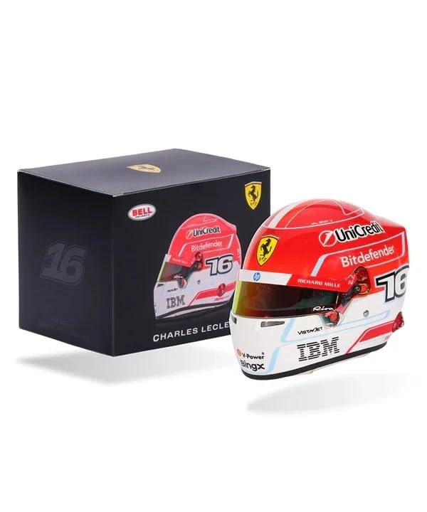 Amazon.co.jp: ベル ミニヘルメット 1/2 F1 フェラーリ シャルル